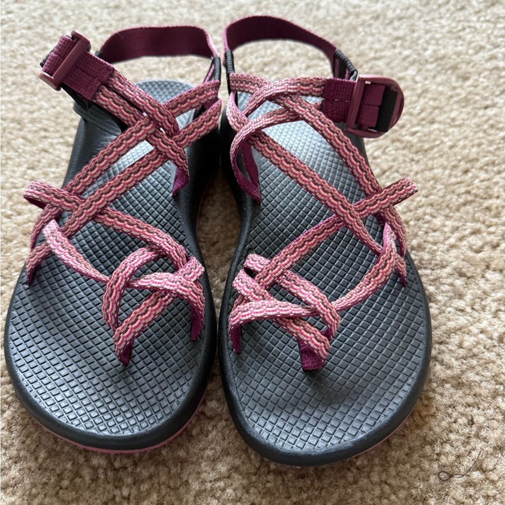 Chaco ZX/2 dual strap rapid pro vibrant outdoor hiking sandals pink sz8 - Picture 3 of 9